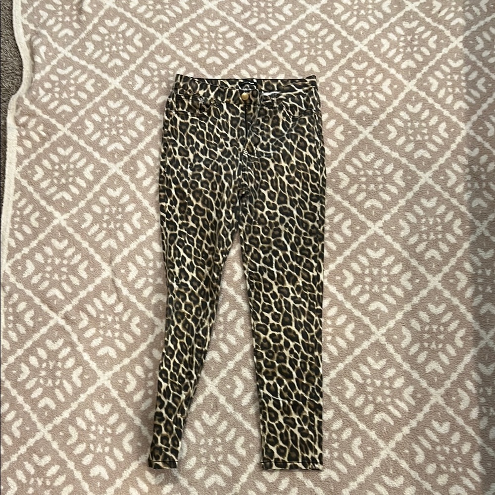 Leopard Print Women's Jeans